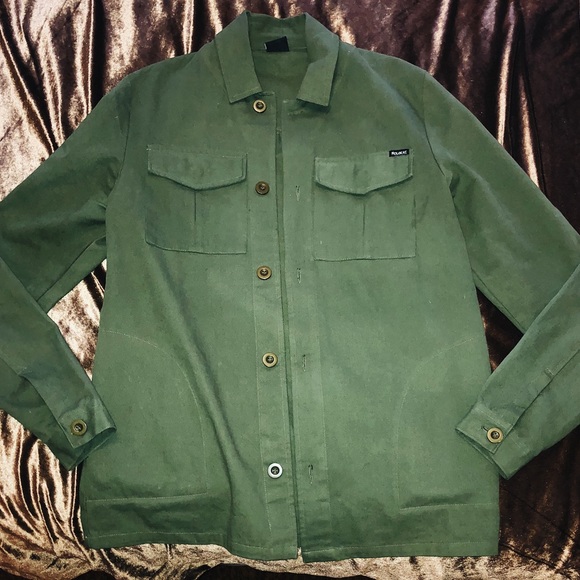 ARMY KHAKI GREEN SKINNY FIT COAT! THICK MATERIAL! - Picture 2 of 4